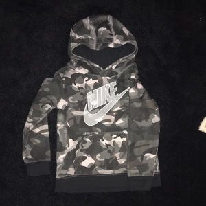 Nike black camo hoodie